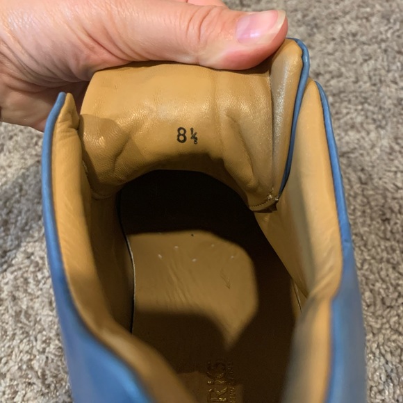 Ace Marks - The Maximo Sneaker - high top sneaker in dk blue and cobalt. - Picture 8 of 8